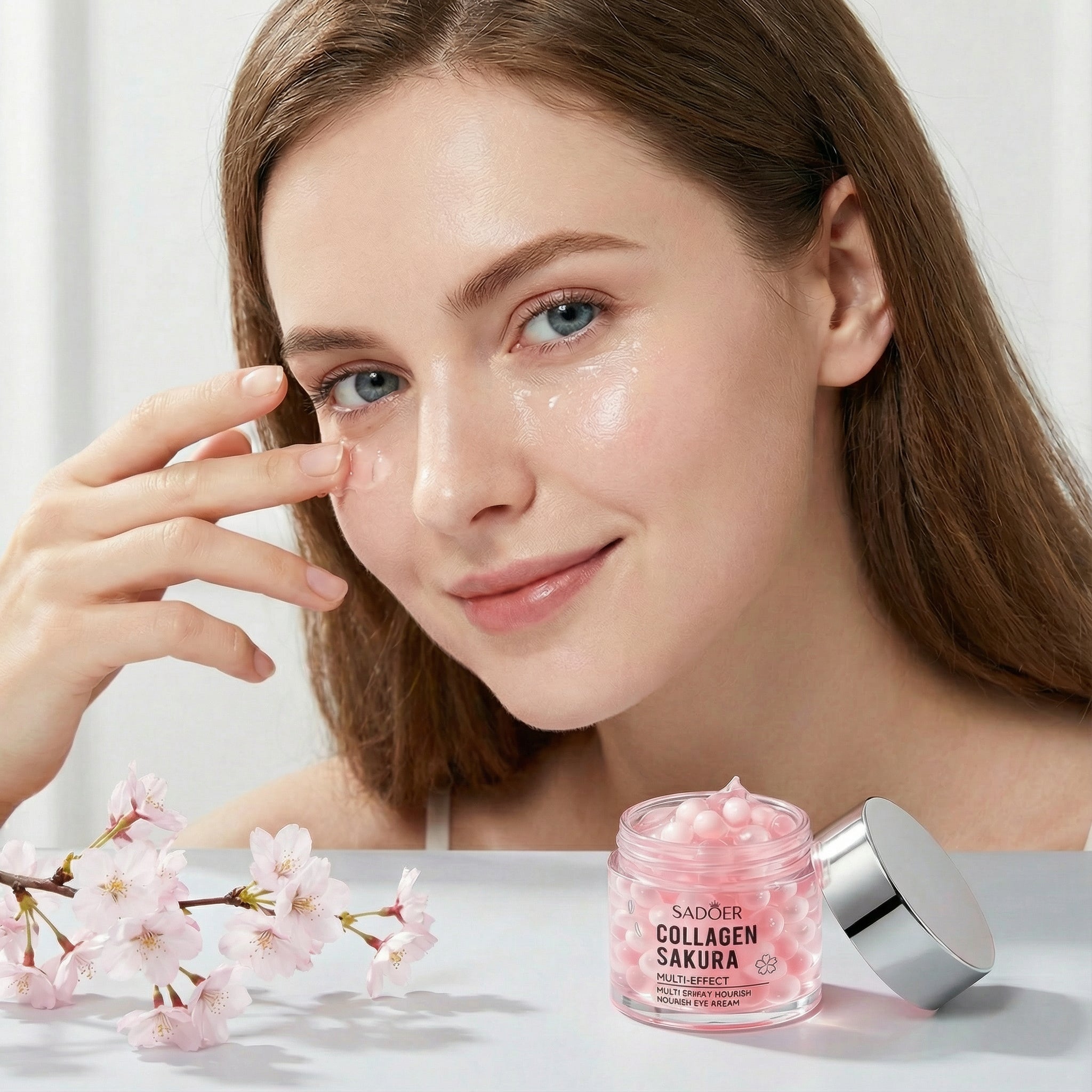 SADOER Sakura Bloom-Perlen-Augencreme