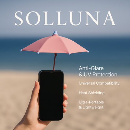 🌞SOLLUNA – Der Ultimative Mini Sonnenschirm für dein Smartphone
