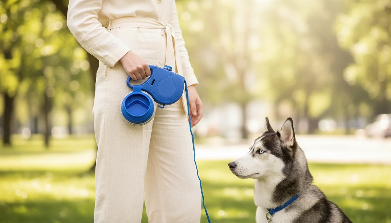 PawMate – Premium Gassigehen: Leine • Wasser • Sauberkeit