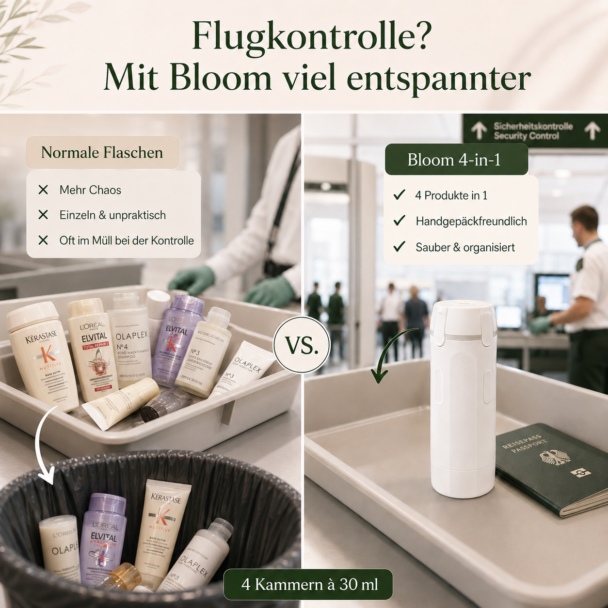 BLOOM 4-IN-1 TRAVEL BOTTEL