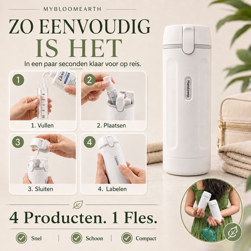BLOOM 4-IN-1 TRAVEL BOTTEL