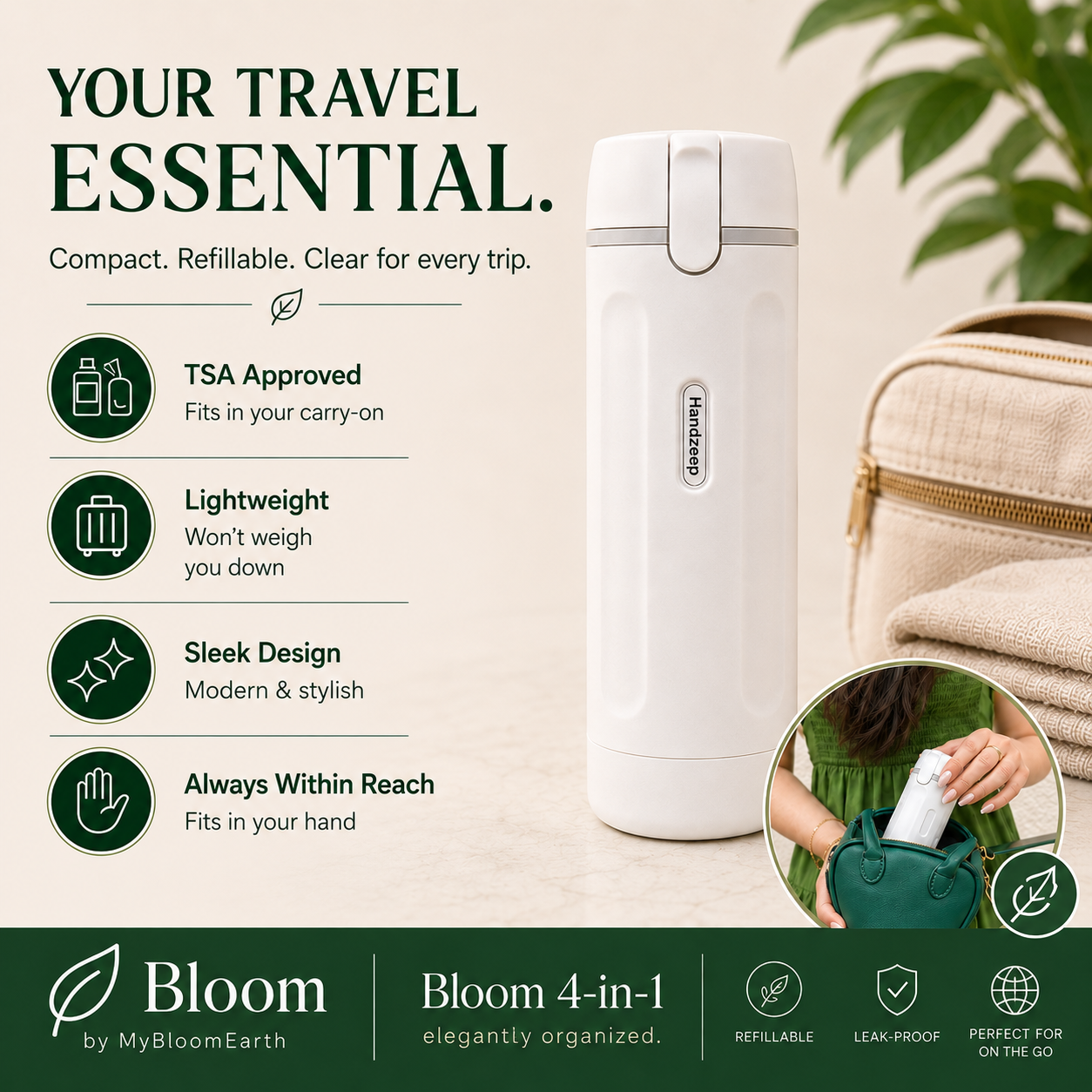 4-in-1 Bloom Reisespender