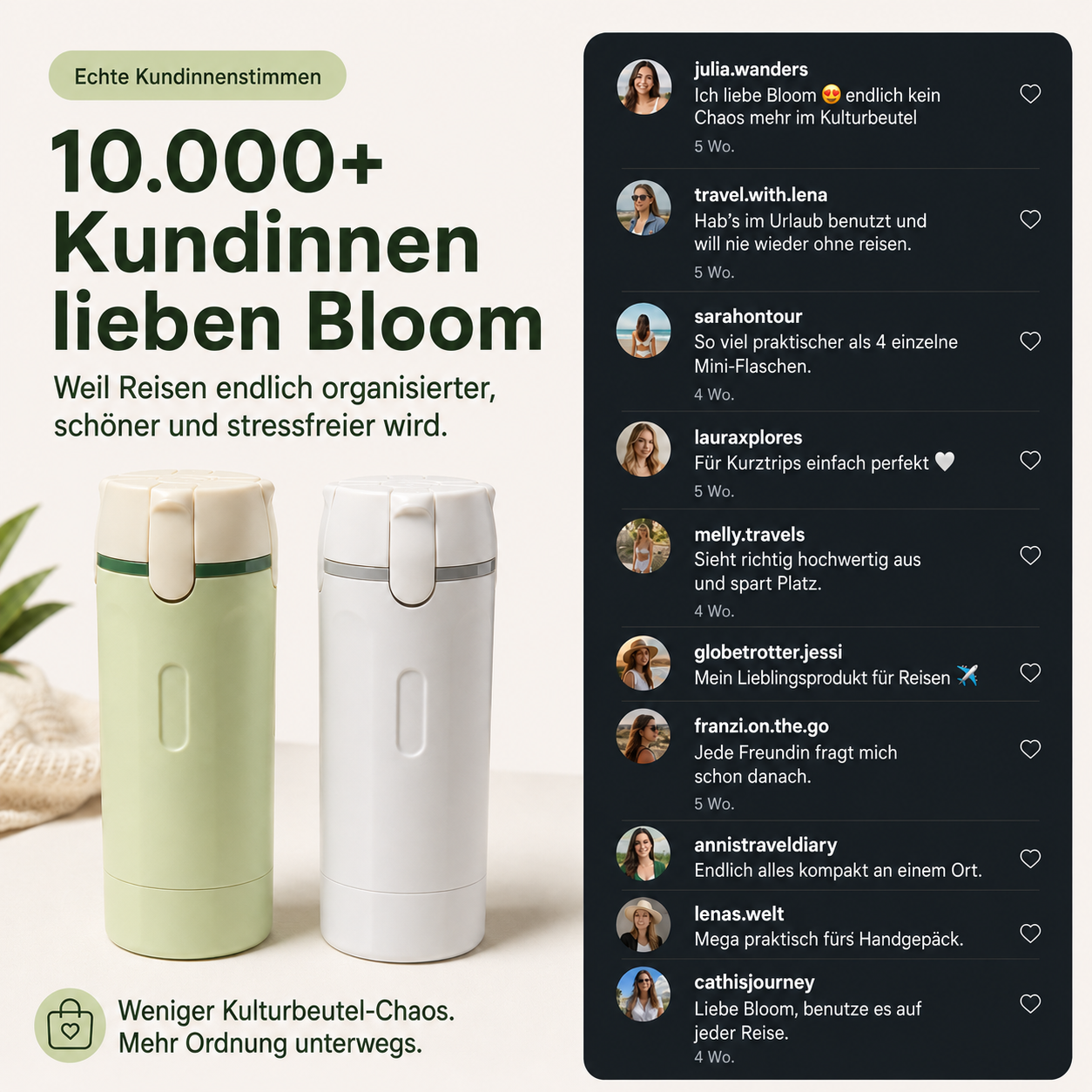 4-in-1 Bloom Reisespender
