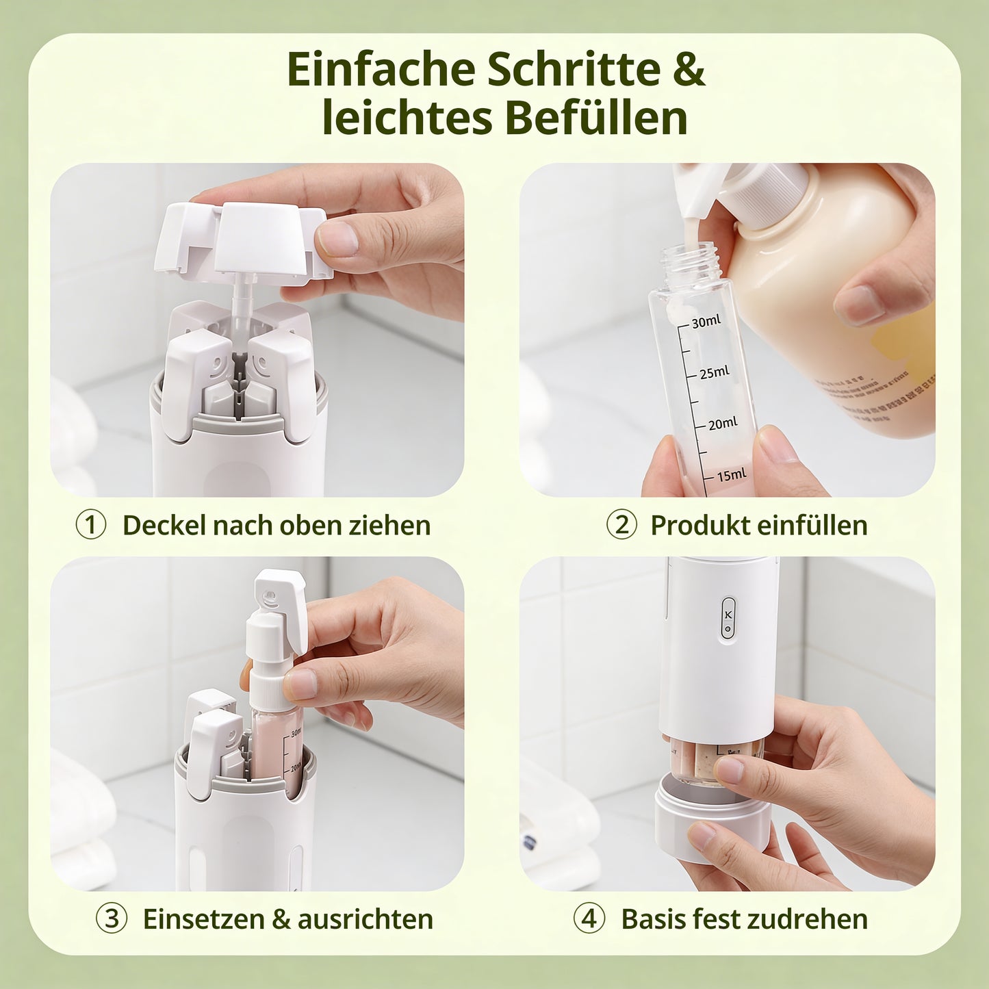 4-in-1 Bloom Reisespender