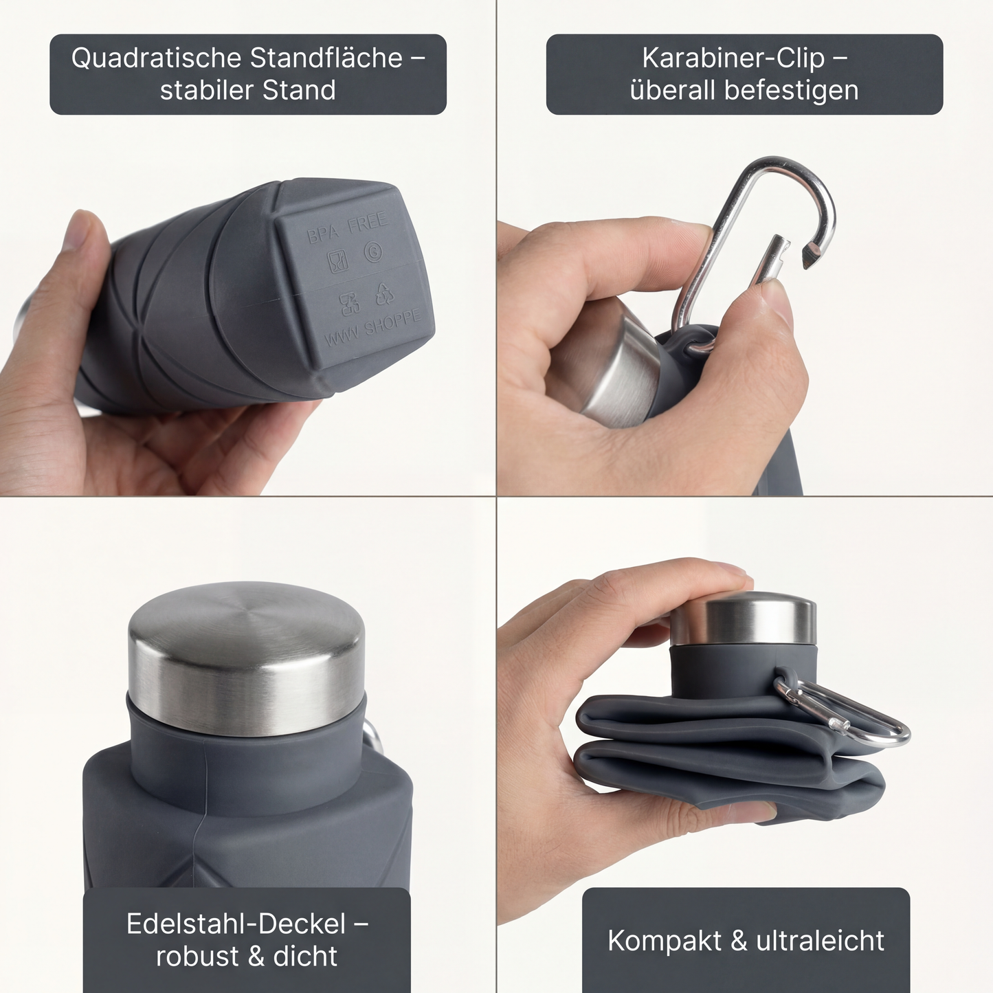 AquaFold - Faltbare Wasserflasche