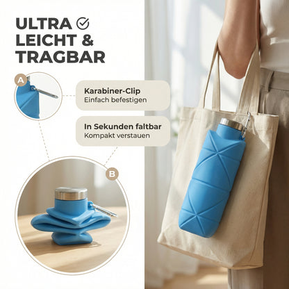 AquaFold - Faltbare Wasserflasche