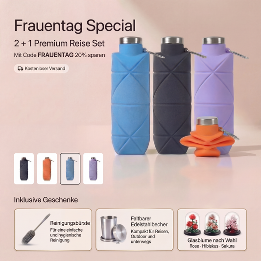 AquaFold - Faltbare Wasserflasche