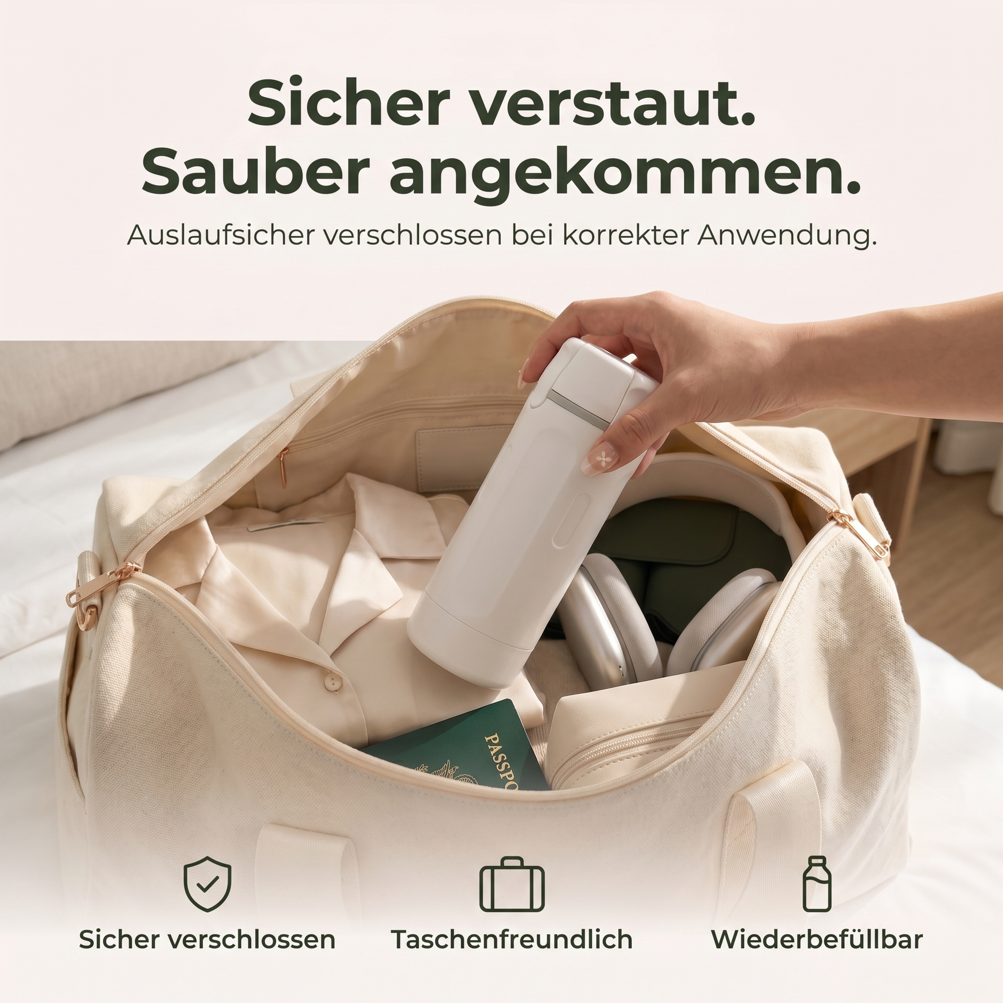 4-in-1 Bloom Travel Dispenser