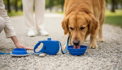 PawMate – Premium Gassigehen: Leine • Wasser • Sauberkeit